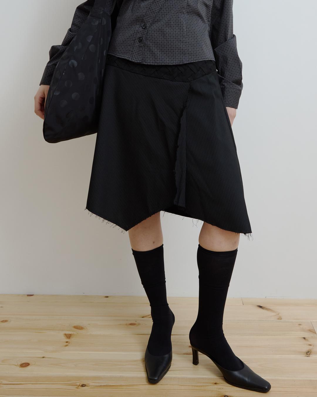 WEAVING STRIPE SKIRT