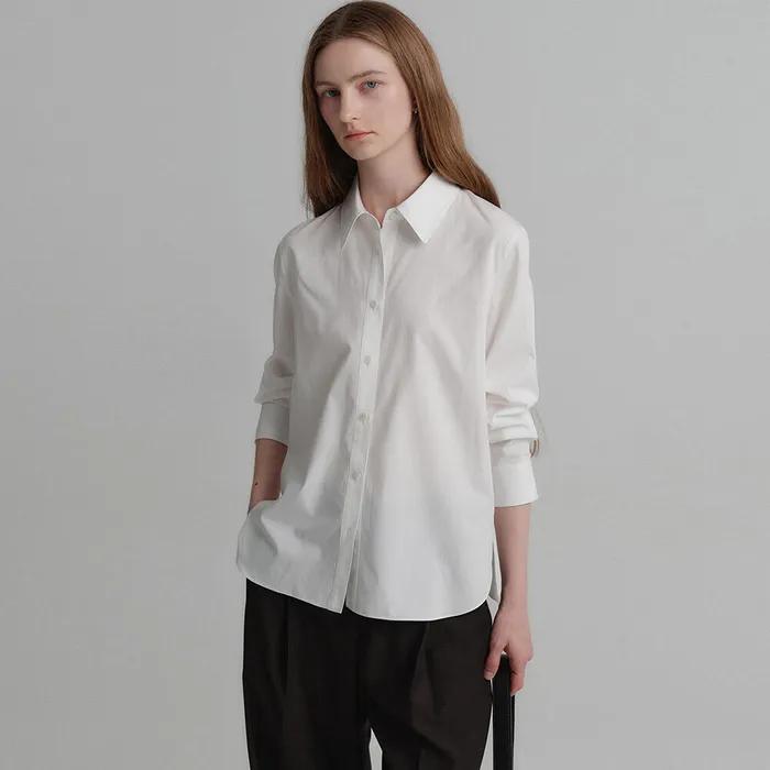 루미 베이직 셔츠_화이트 / LUMI BASIC SHIRTS_WHITE