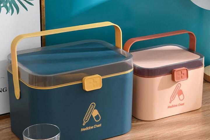 우리집 구급상자 구급함 메디컬 박스 약 정리함 보관함 2단