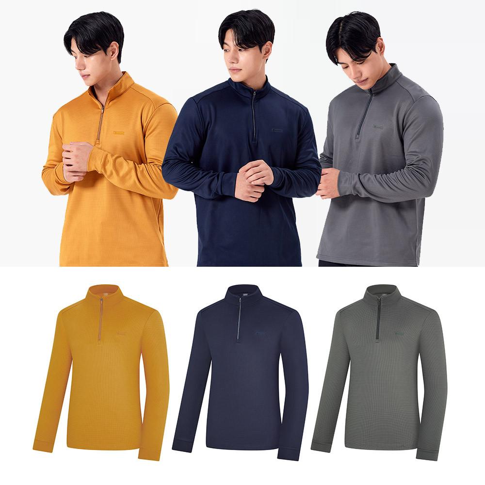 콜핑 남성 겨울 약기모 긴팔 집업 티셔츠 카르벤(남) KUT4571M