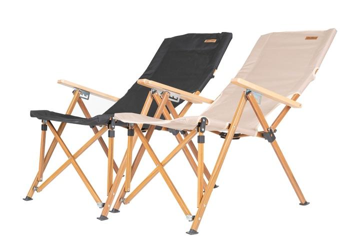 캠핑의자 감성우드 롱 릴렉스 리클라이너 체어