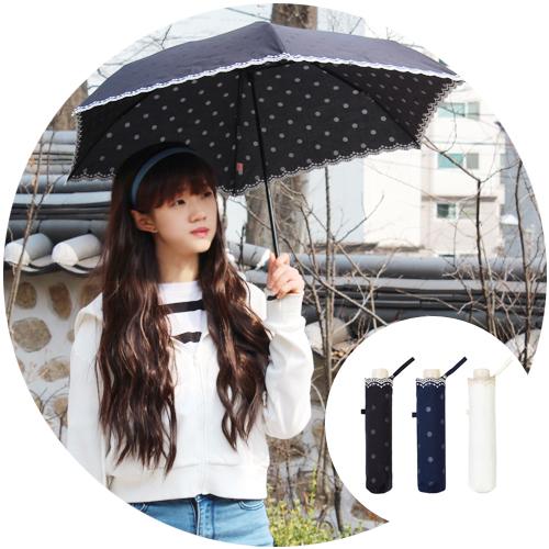 비코즈 단양산 오팔도트임브로더리 미니 because 09674 일본직수입