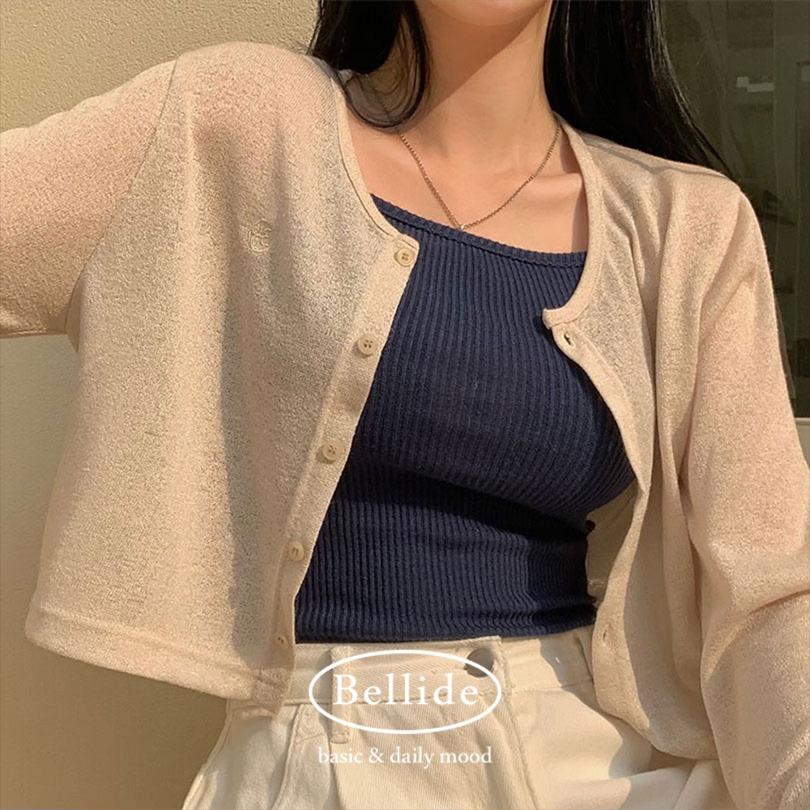 베이델리 [벨리드made/살안타템]비기닝 여름 크롭 가디건