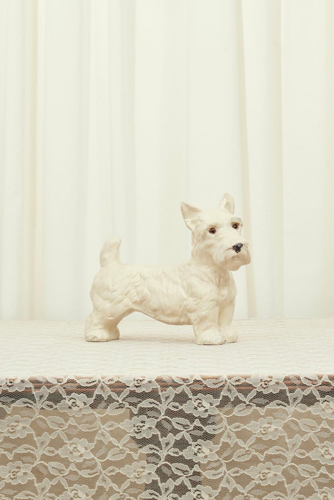 Vintage Cast Iron Terrier Door Stopper — Tanner Fletcher