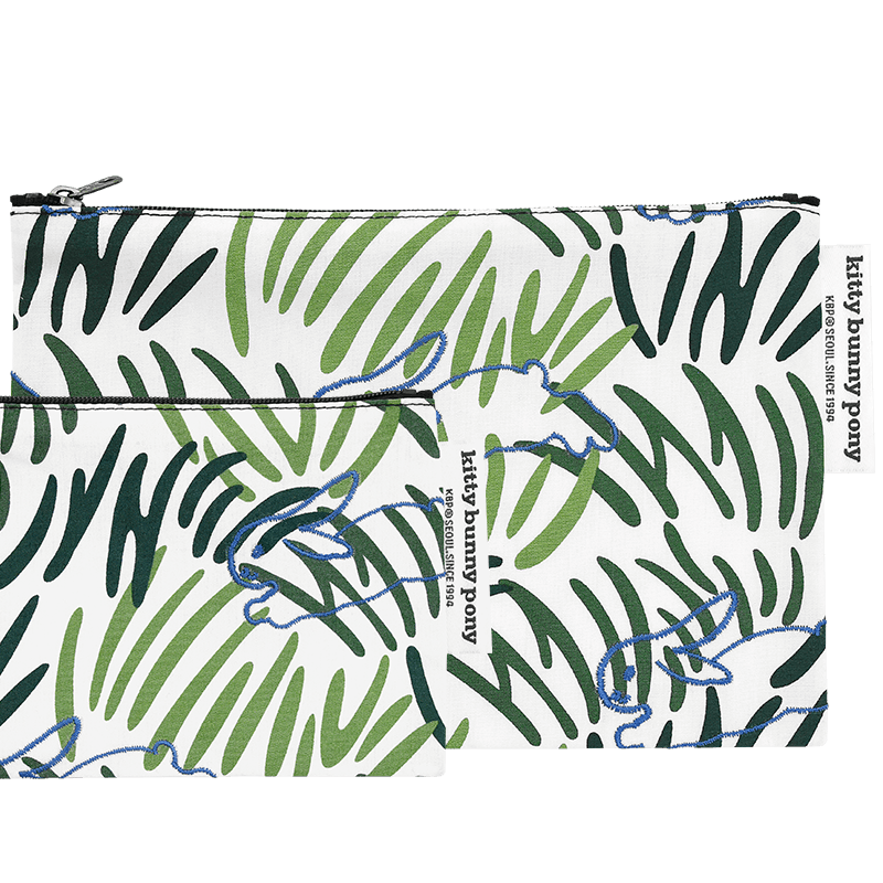 Bunnies in Summer Field Pouch 버니즈 인 썸머 필드 파우치