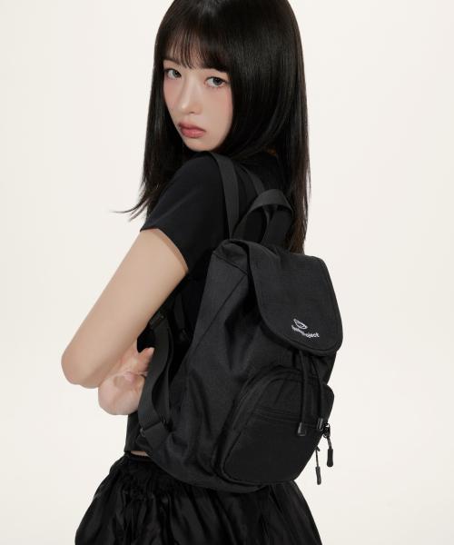Mini Pocket Backpack - Black