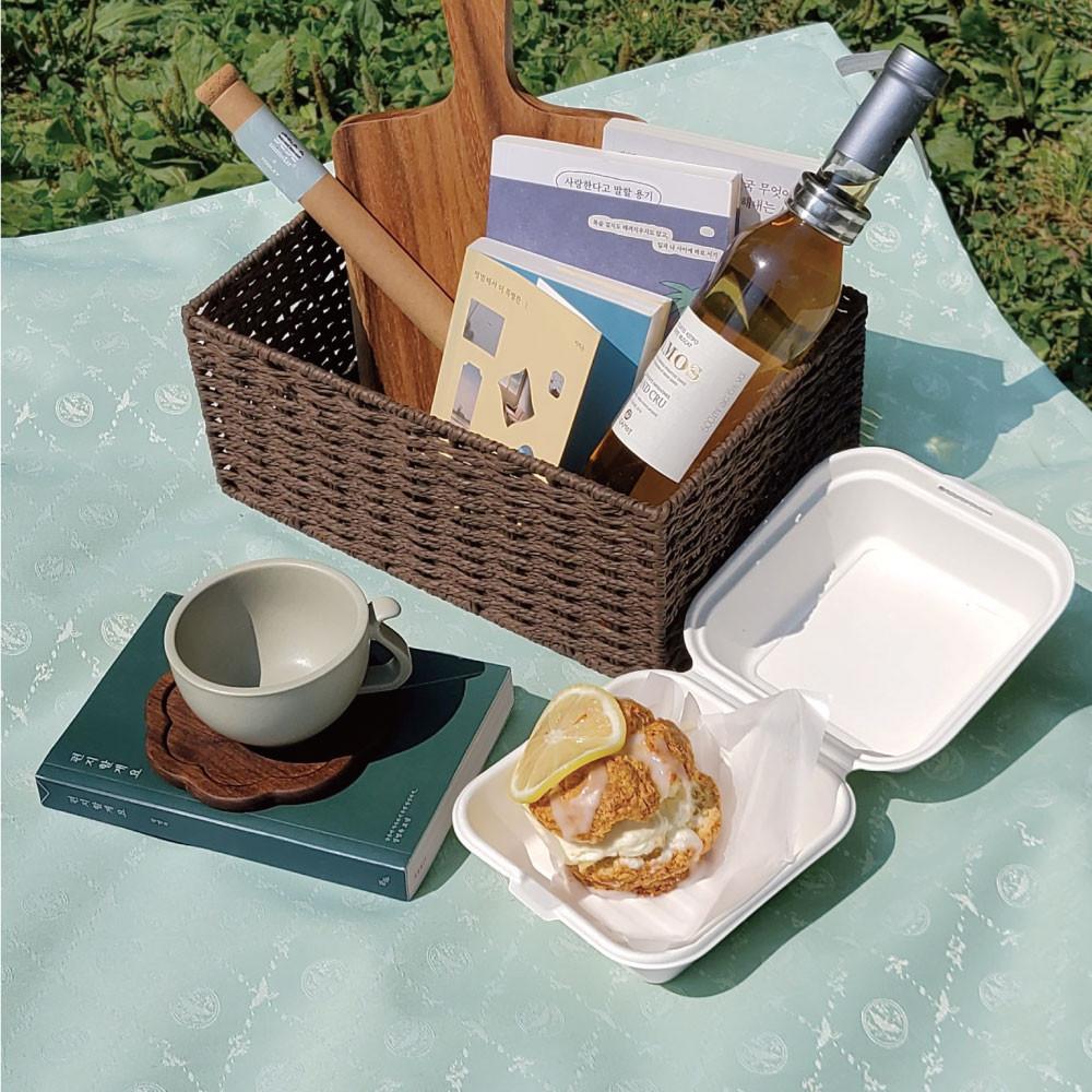 고려청자 자카드 피크닉 매트 돗자리