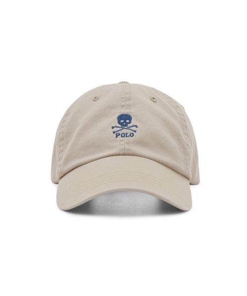 스컬 치노 볼캡 - 베이지