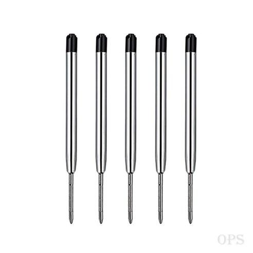 크로마 리필심 10개 독일잉크 국제표준규격 1.0mm 블랙유성 몽블랑파카등 호환가능, 리필심 10개