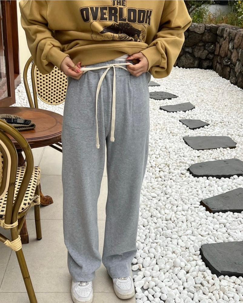 베니르 venir 미노 골지 밴딩 팬츠 (4color)