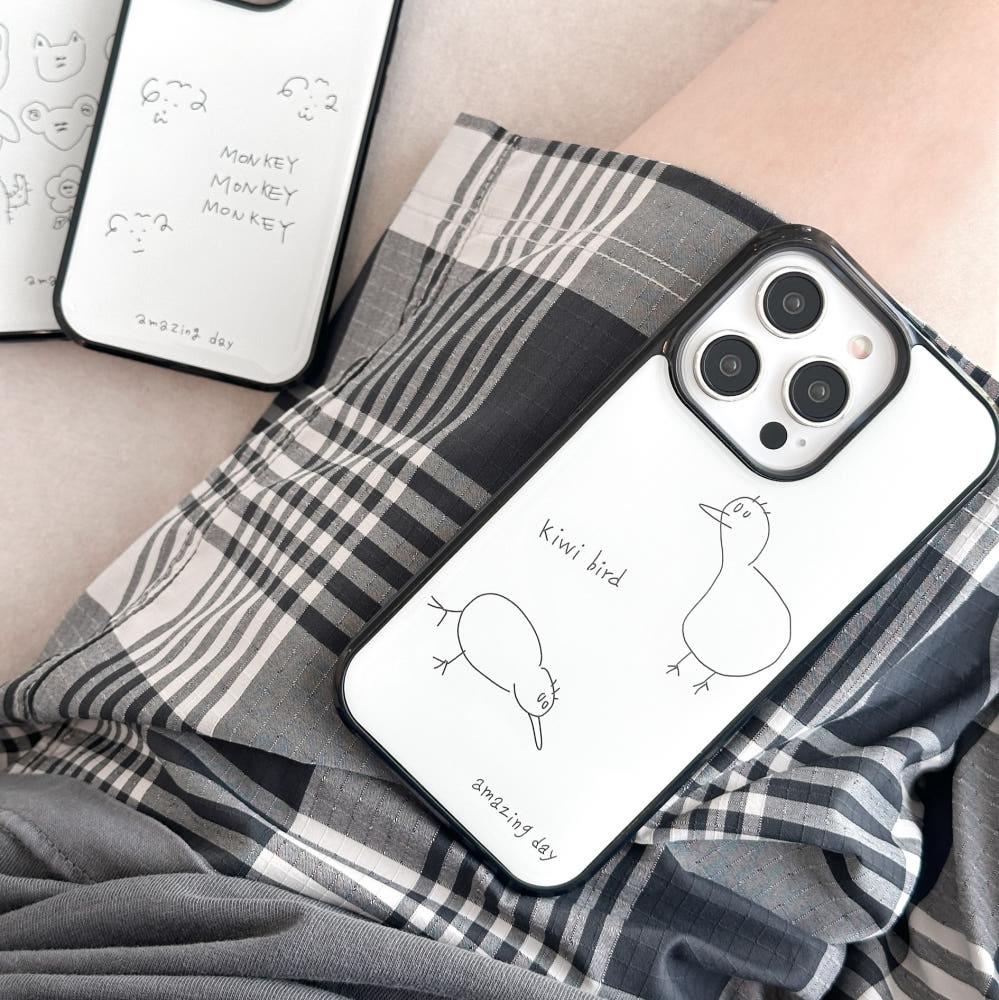 키위새 범퍼 케이스 아이폰 14 PRO (type 에폭시, 맥세이프 글라스)