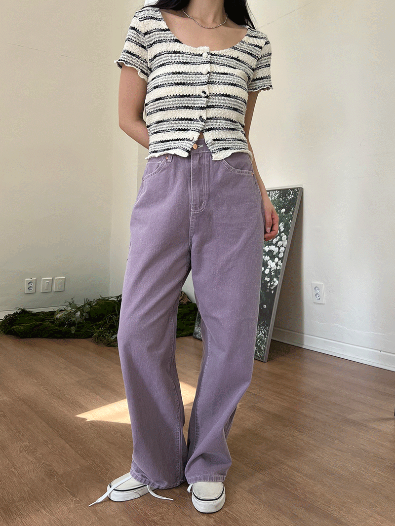 피그먼트 퍼플 데님 (purple)