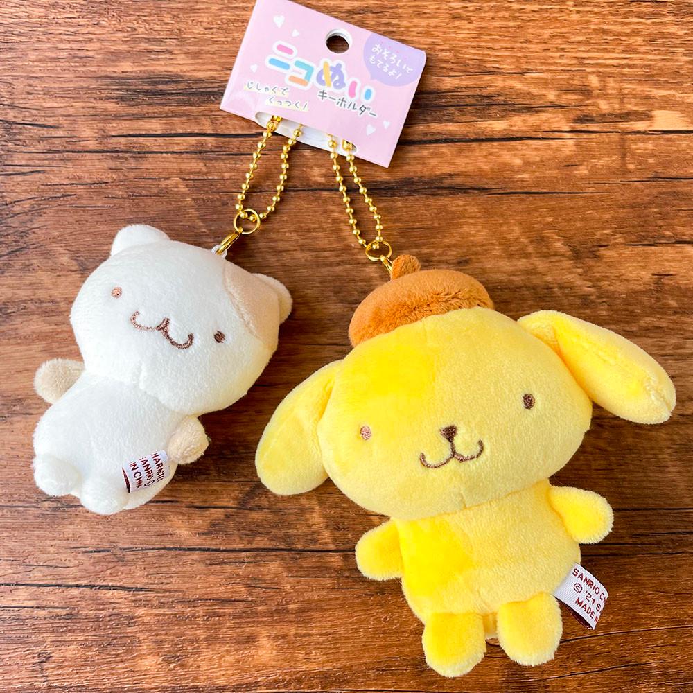 산리오 캐릭터 폼폼푸린/머핀 인형 마스코트 마그넷 가방고리