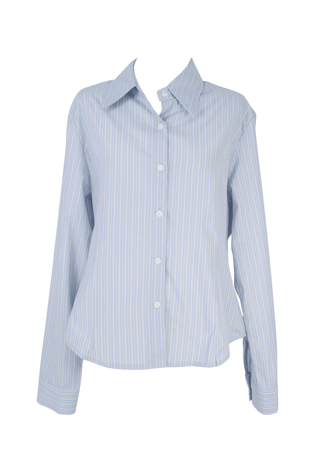 [Sepia] Europa stripe shirt (Blue)
