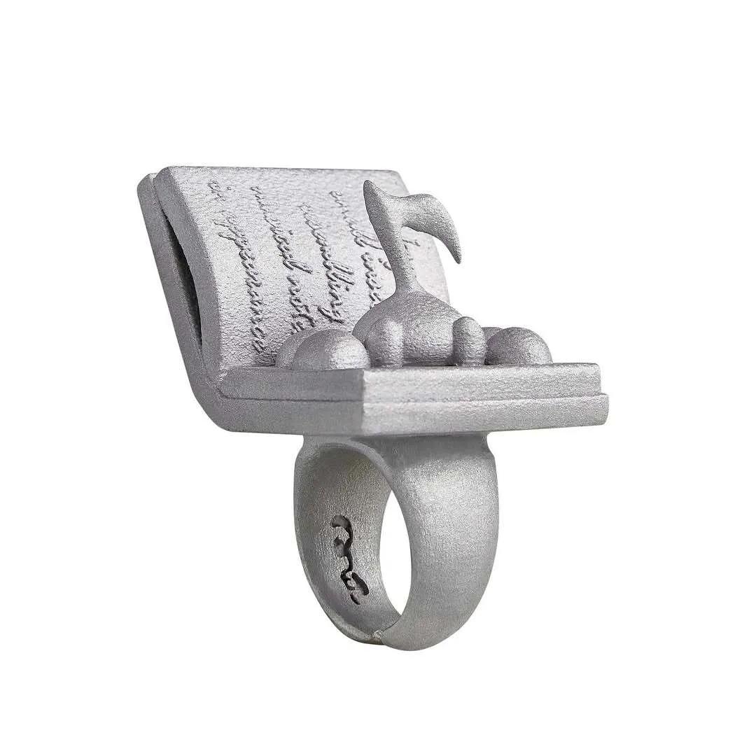 [ ❅m1m1cry❅ ] MELODY NOTE BUG RING