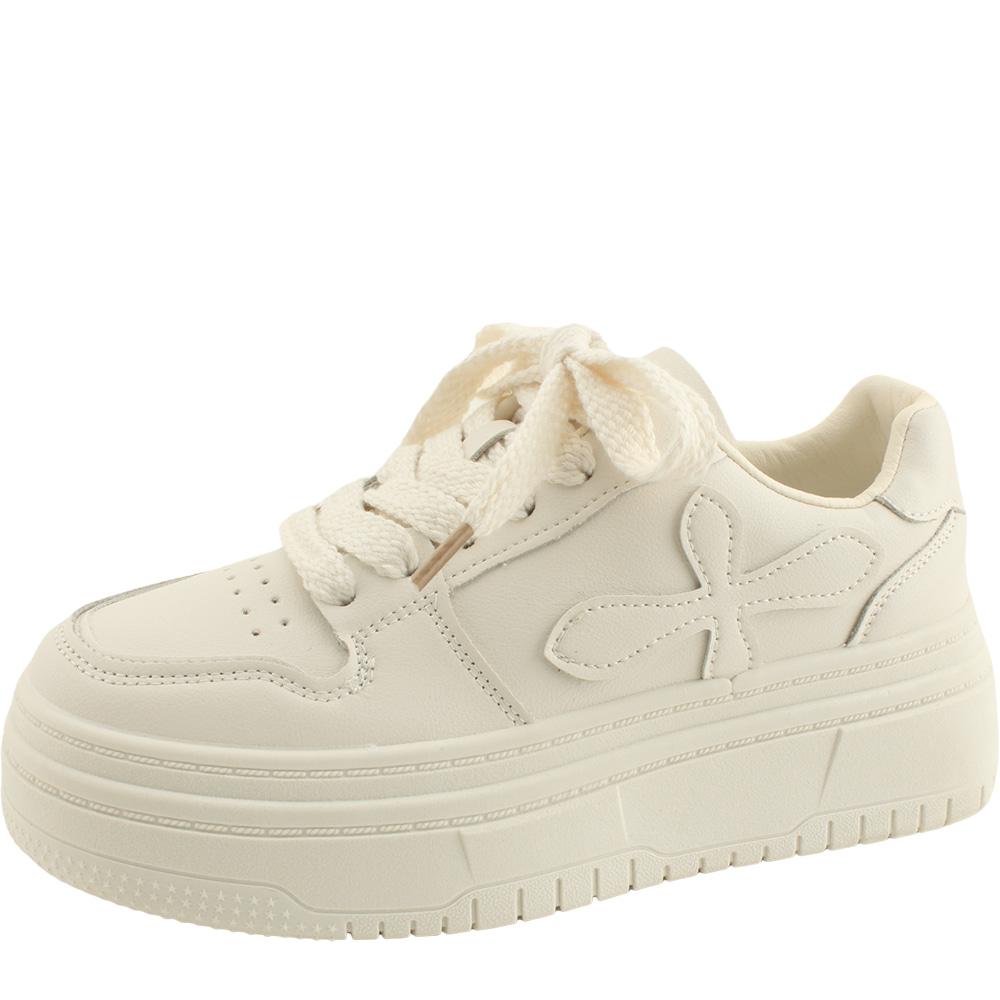 트렌디 라인 플랫폼 키높이 스니커즈 5cm