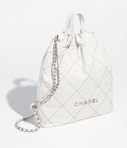 CHANEL 2023 SS Casual Style Calfskin A4 2WAY Plain Leather Office Style (AS3313 B09983 NM246)
