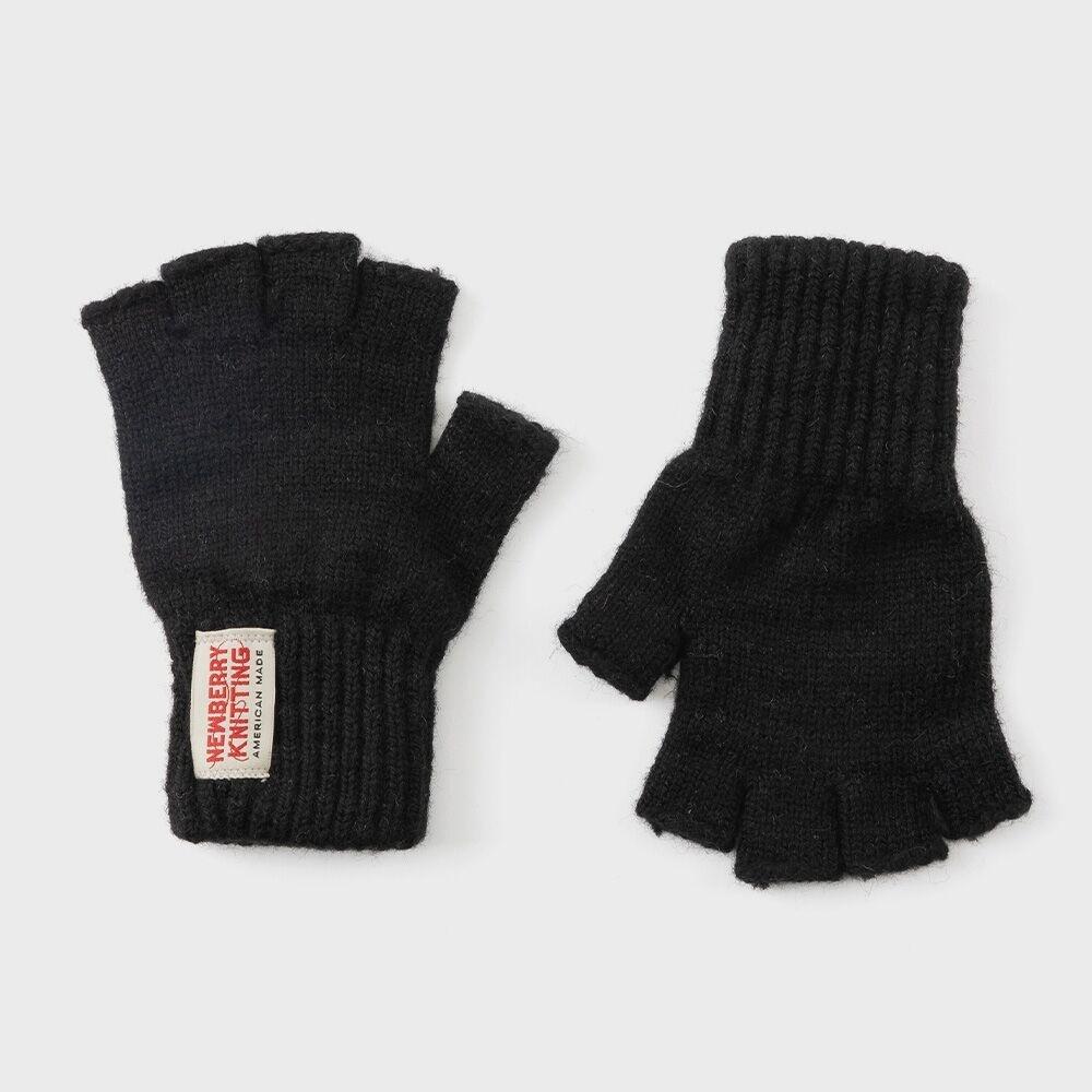 뉴베리니팅 핑거리스장갑 - 블랙