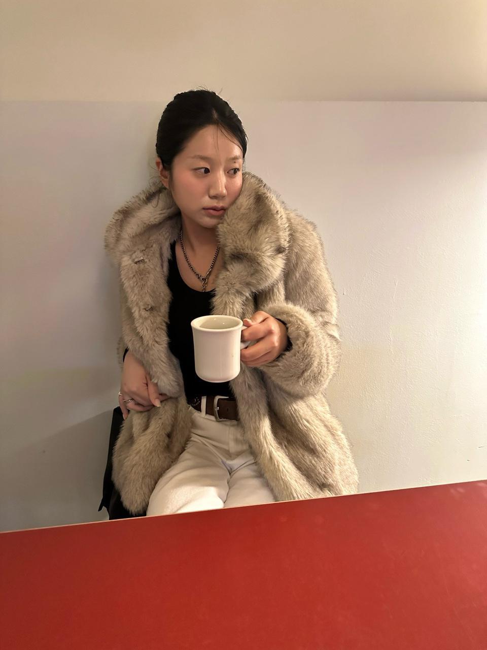 해시시 hasisi 하프 퍼 자켓