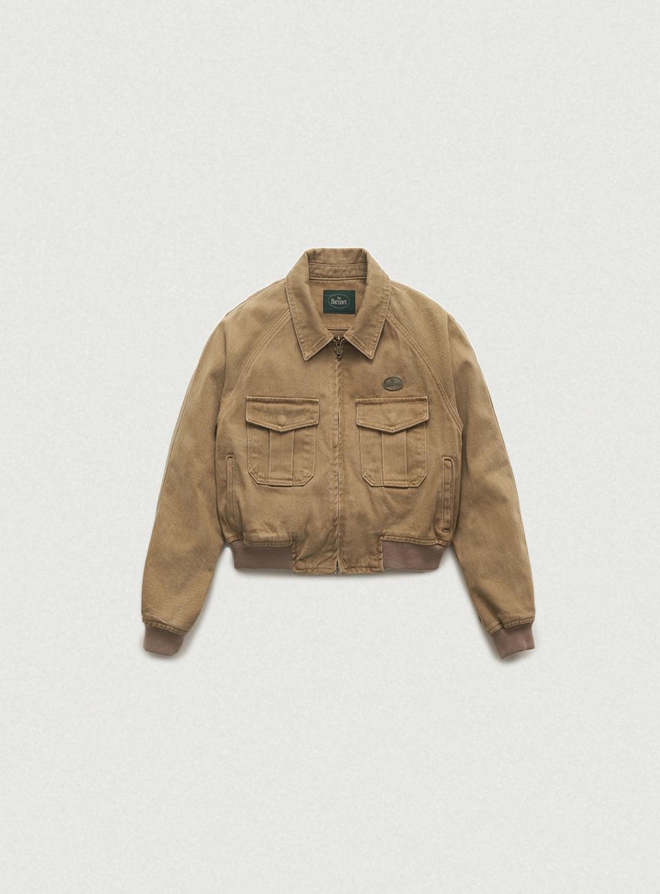 Tessie Cotton Blouson_Camel [9월 말 순차 배송]
