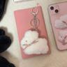 Cotton bunny popo keyring ivory 솜토끼 버니포포 키링 & 휴대폰줄 아이보리