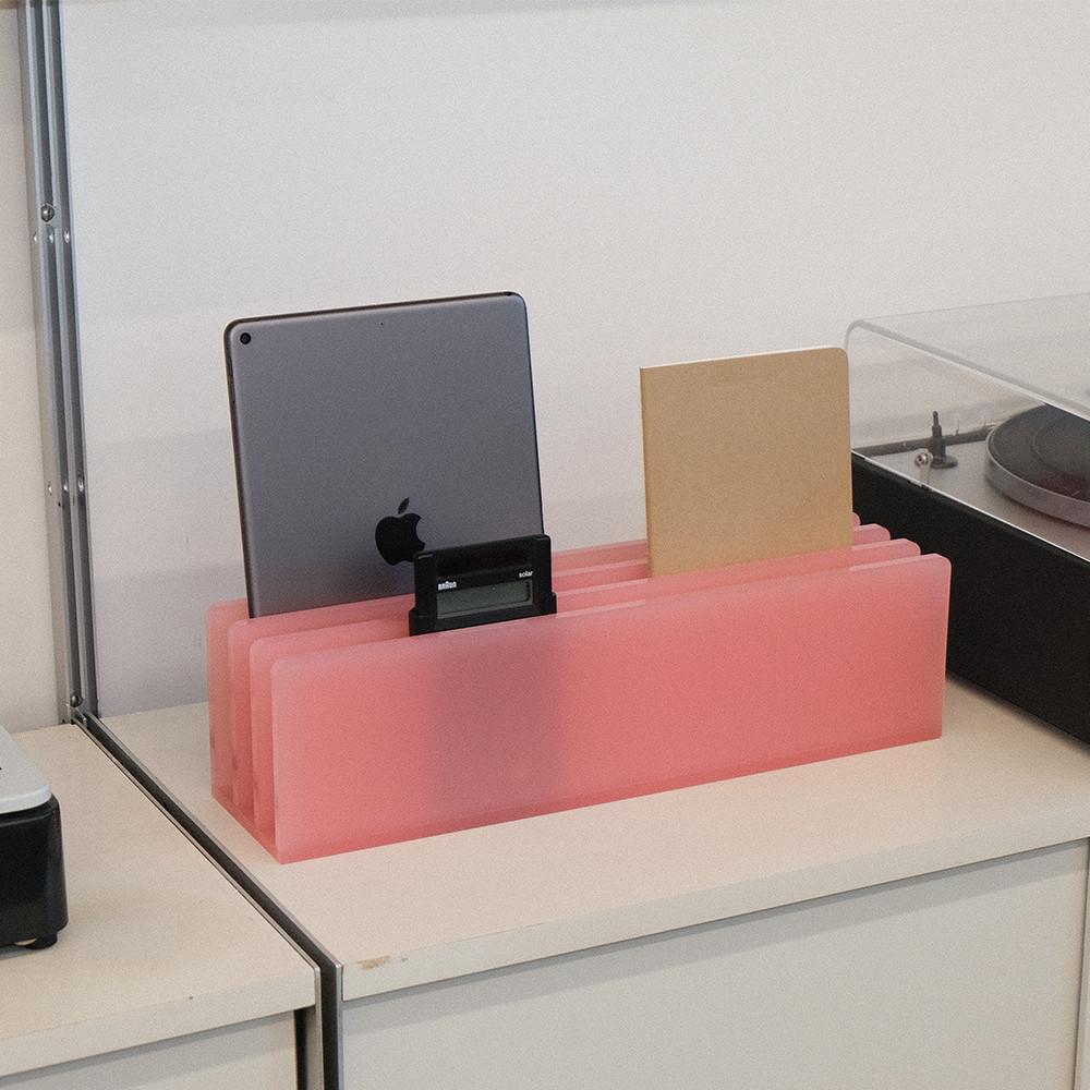 모에움 아크릴 LP/책 스탠드 LP/BOOK STAND (Pink) 아크릴 거치대