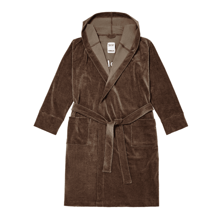 Velour Hooded Snug Robe(Bay Brown) : Goblin Wear 고블린 웨어