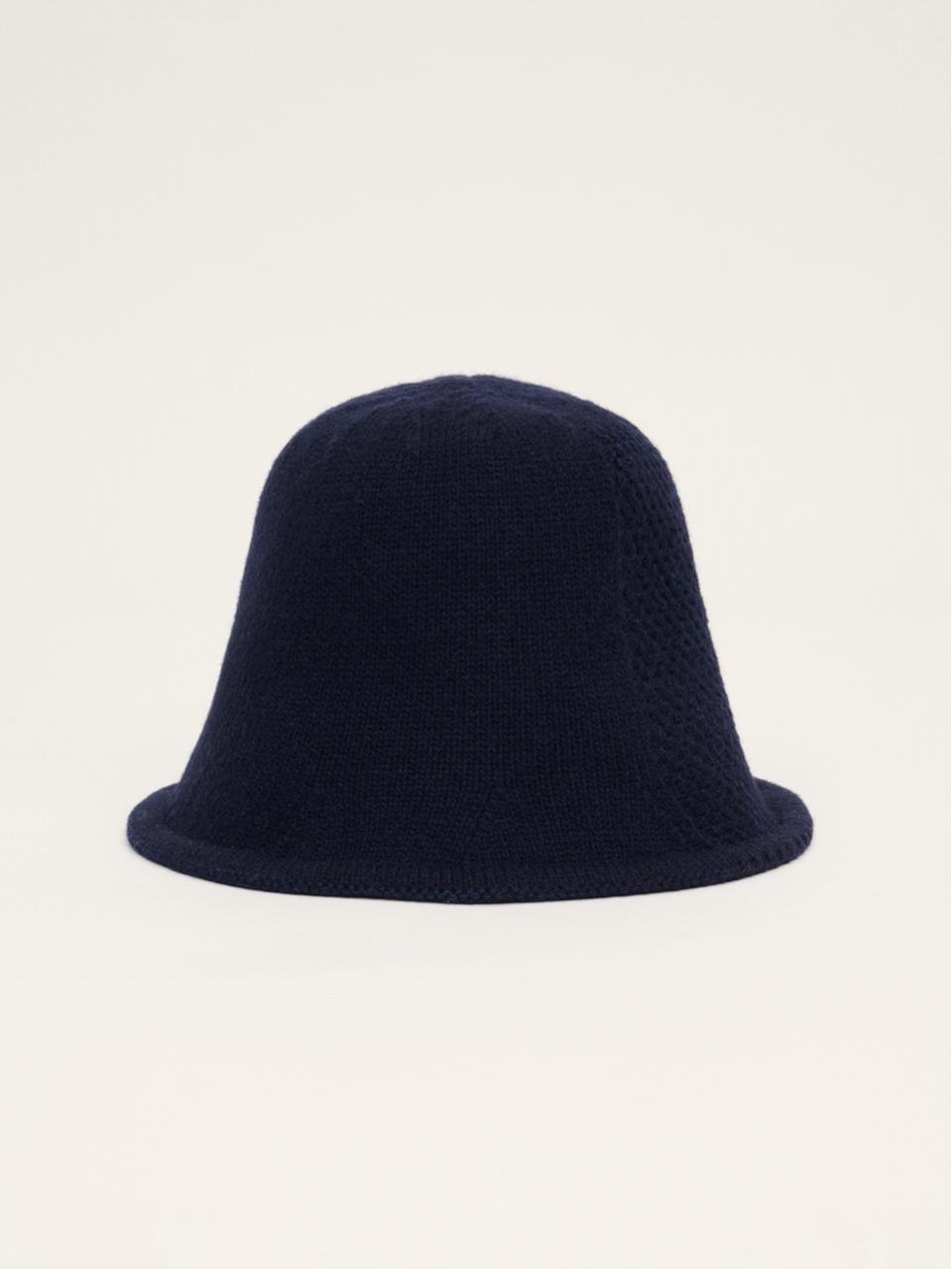 [단독~10.11]Madam Knit Hat (Navy)
