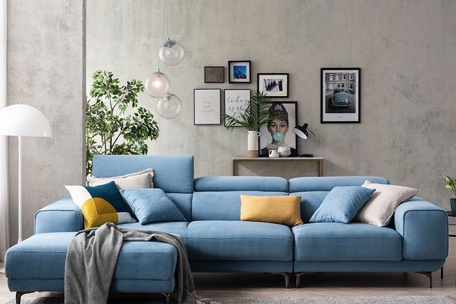 쿠폰가 479,000원 / 바스토 4인용 아쿠아텍스 이지클린 패브릭 소파 2colors