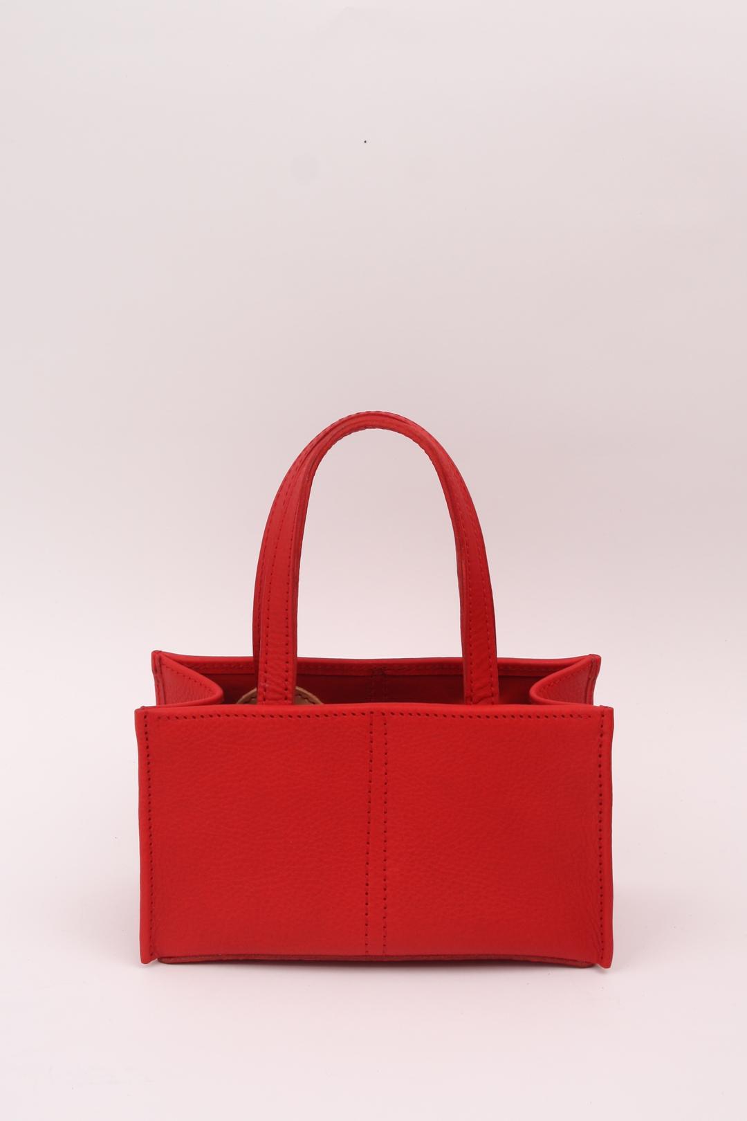 smile tote_red