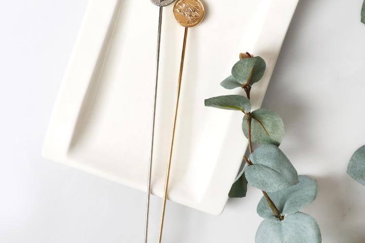 보겐 실버 골드 코인 머들러 2color