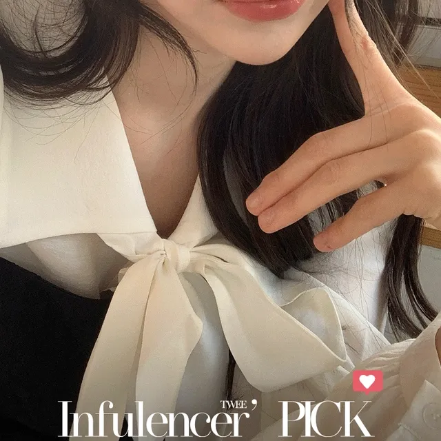 [린아'𝗣𝗜𝗖𝗞]조이 세일러카라 리본 블라우스-[카라블라우스,타이블라우스,리본블라우스,퍼프블라우스,하객룩블라우스,하객룩,출근룩]