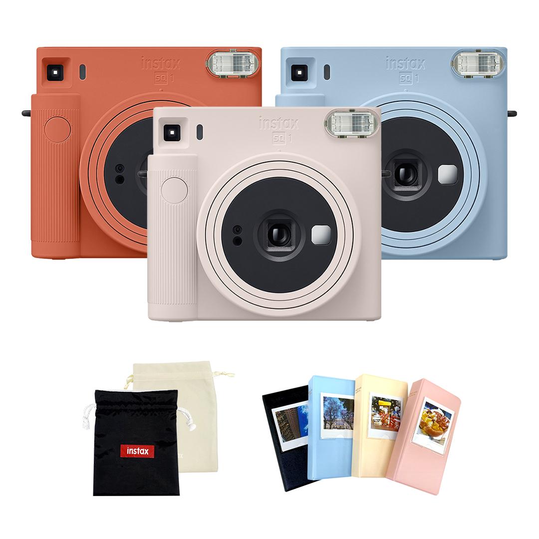 정품 후지필름 인스탁스 스퀘어 SQ1 폴라로이드 카메라+선물 SET (플리츠마마+2단앨범)
