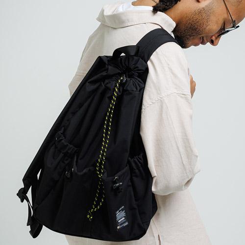 basic string backpack(black)