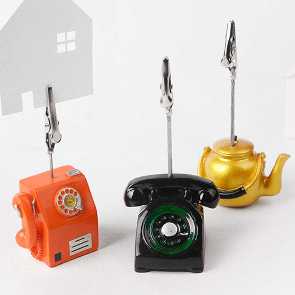 시골에서 본듯한 공중전화 메모클립