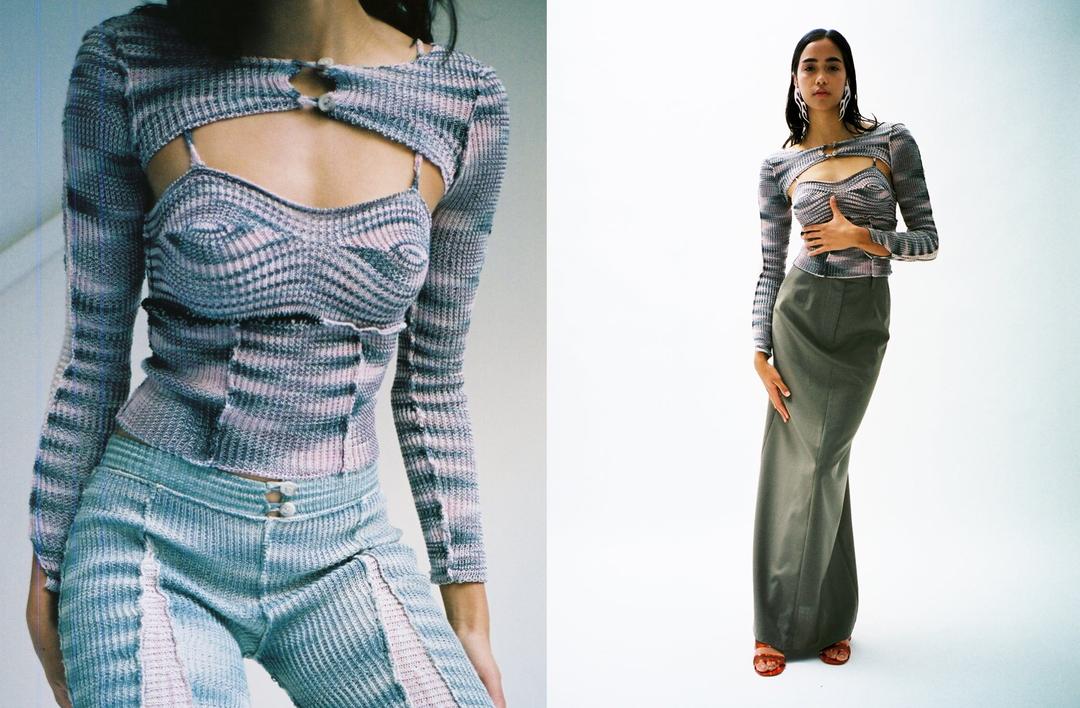 Mini Split Cardigan - S/M