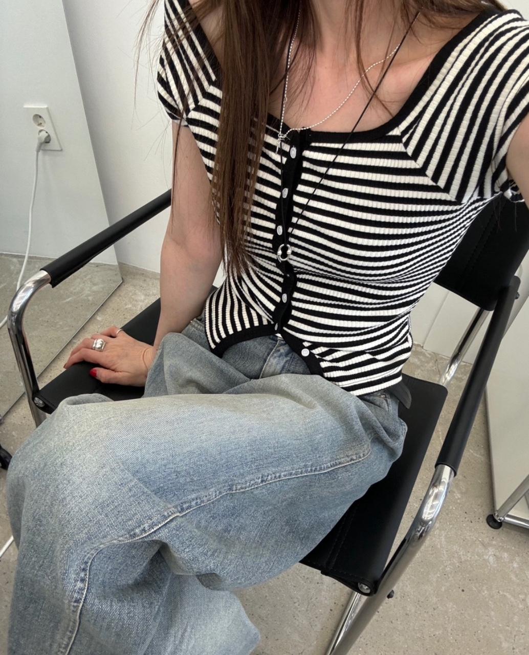 힙이레 당일) FL 플라워 센느 단가라 티셔츠