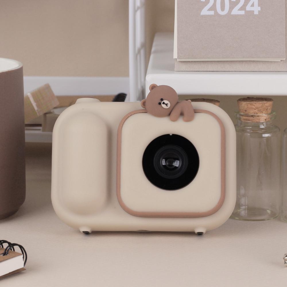 라인프렌즈 키즈 카메라 브라운