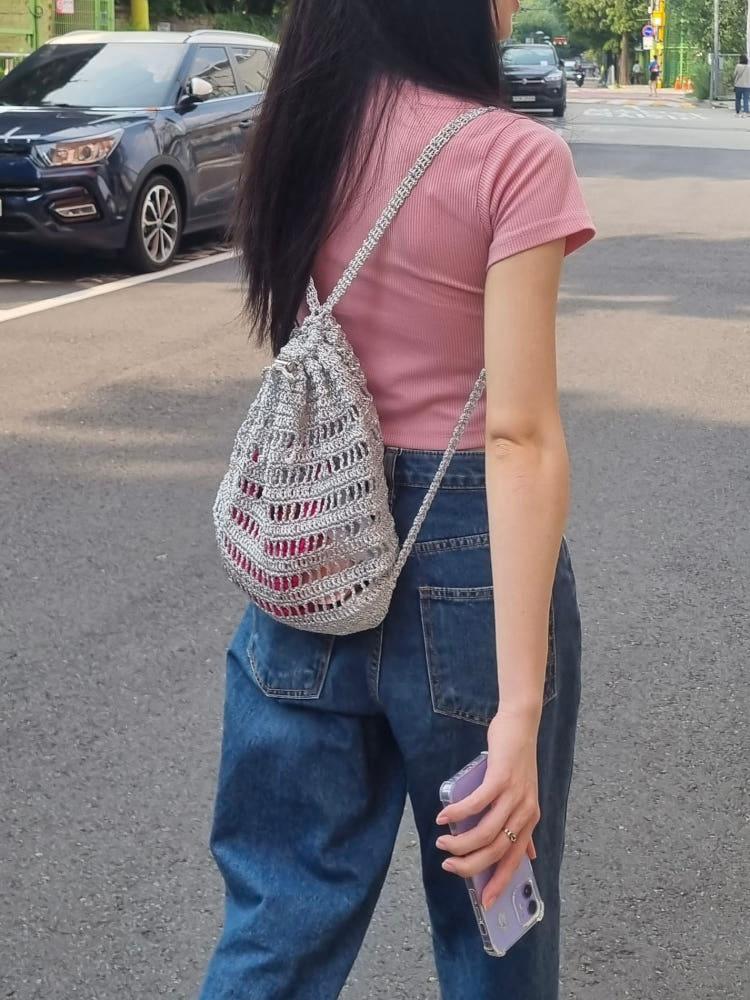 (DIY) 코코스백팩 코바늘 패키지 데일리 백팩 뜨개 키트 가방 뜨기