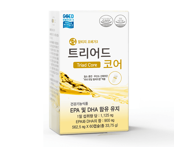 TRIAD Core 60캡슐 x 3Box (3개월)