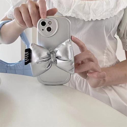 실버 쿠션리본톡 케이스