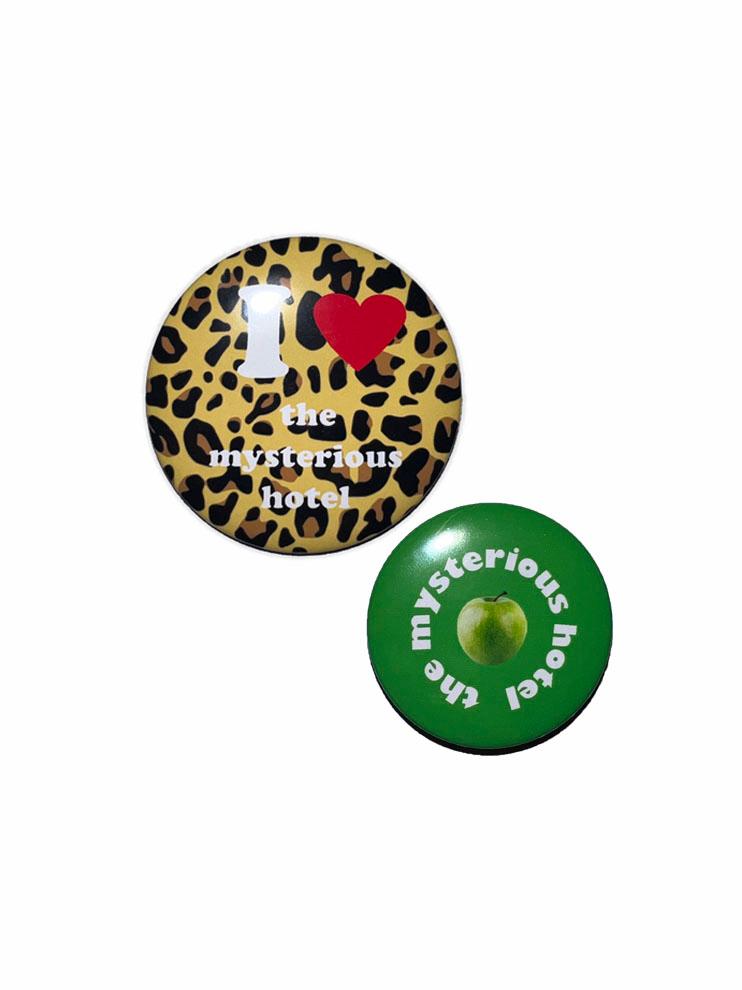 THE MYSTERIOUS HOTEL BADGE SET