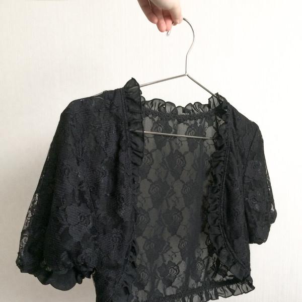 Reversible gothic mood bolero