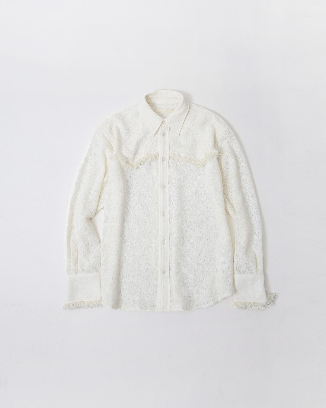TASSEL WESTERN SHIRTS (IVORY)