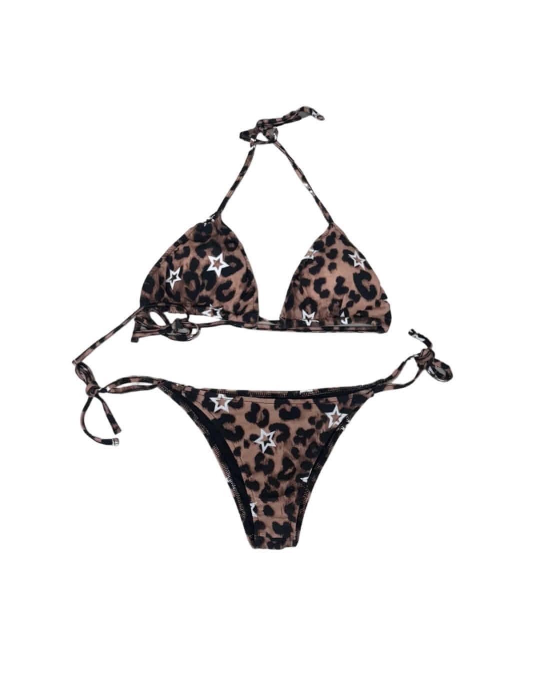 스타 레오파드 비키니 (2pc)