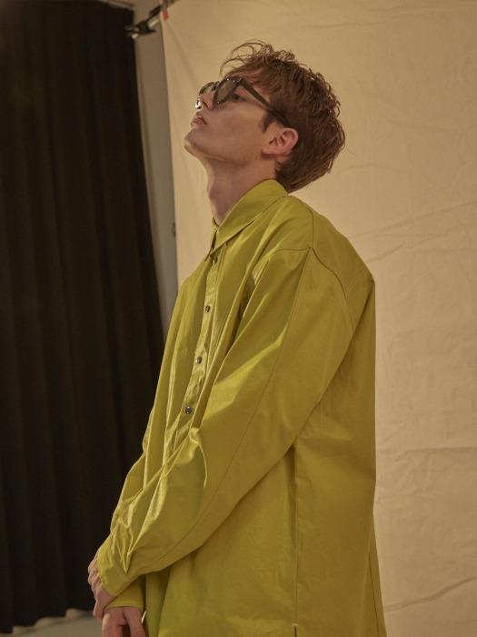 Stitch Point Lime Coated Shirts