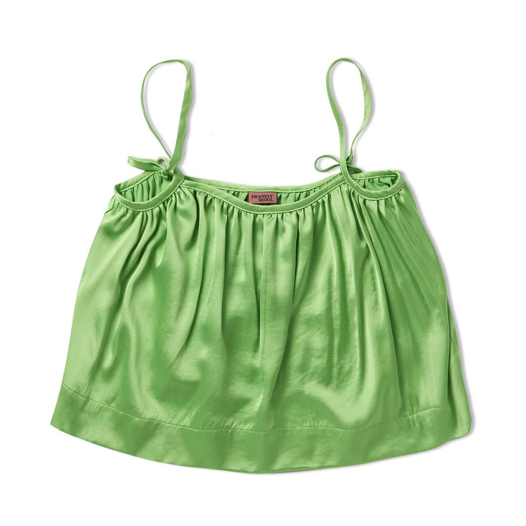 [29CM 단독] Satin Effect Top - Green