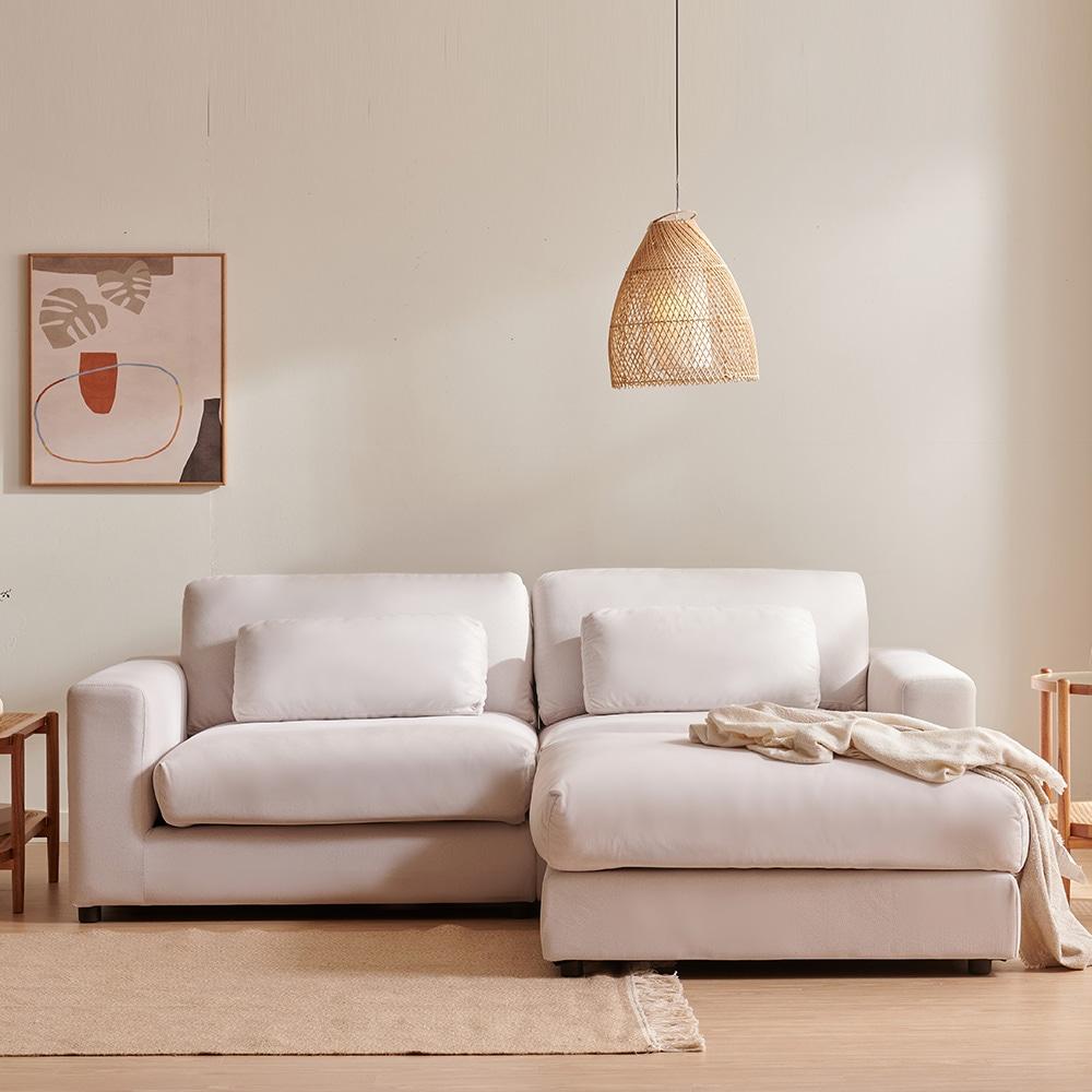 [굳-퍼니처마켓] 포근한 램램 구스 3인용소파/4인용소파 (쿠션무료)