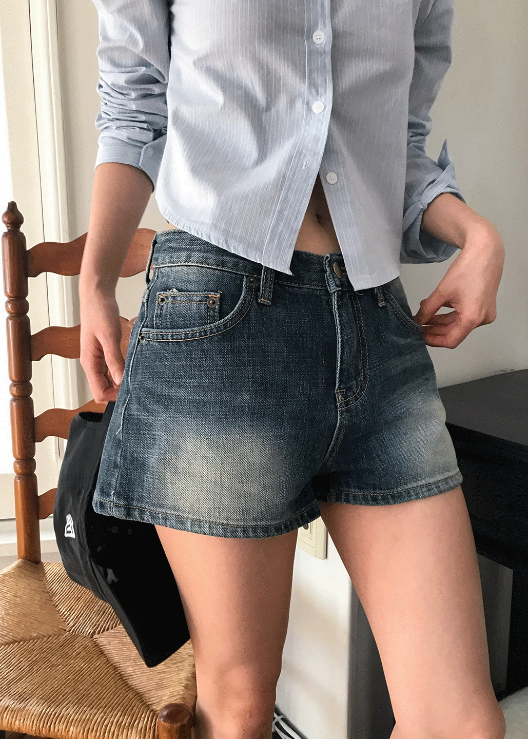VINTAGE STITCH SHORT PANTS