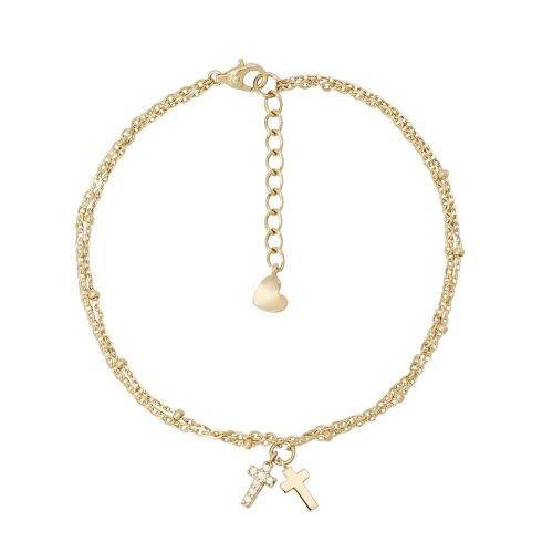 14K 18K 루피나 크로스 두줄 묵주팔찌